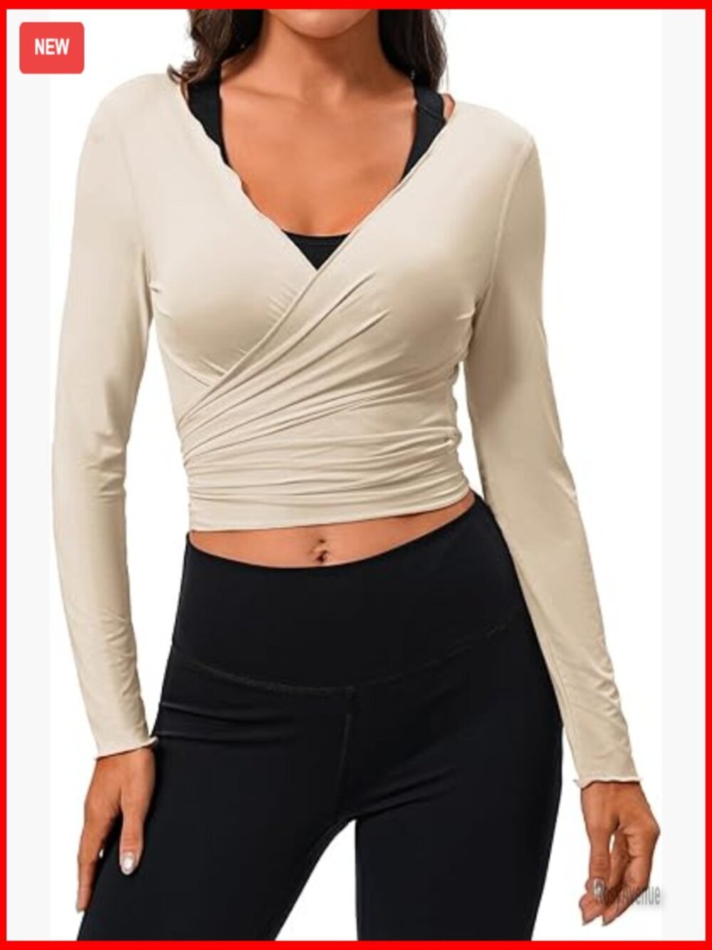 Long Sleeve Tie Front Wrap Bolero Shrug Crop Cardigan Yoga Ballet Cover Up